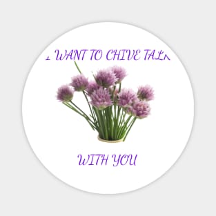 I want to Chive talk with you Magnet